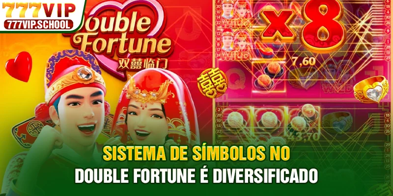 Sistema de símbolos no Double Fortune é diversificado