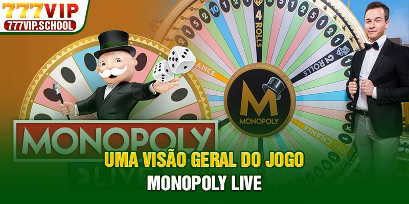 Uma visão geral do jogo Monopoly Live